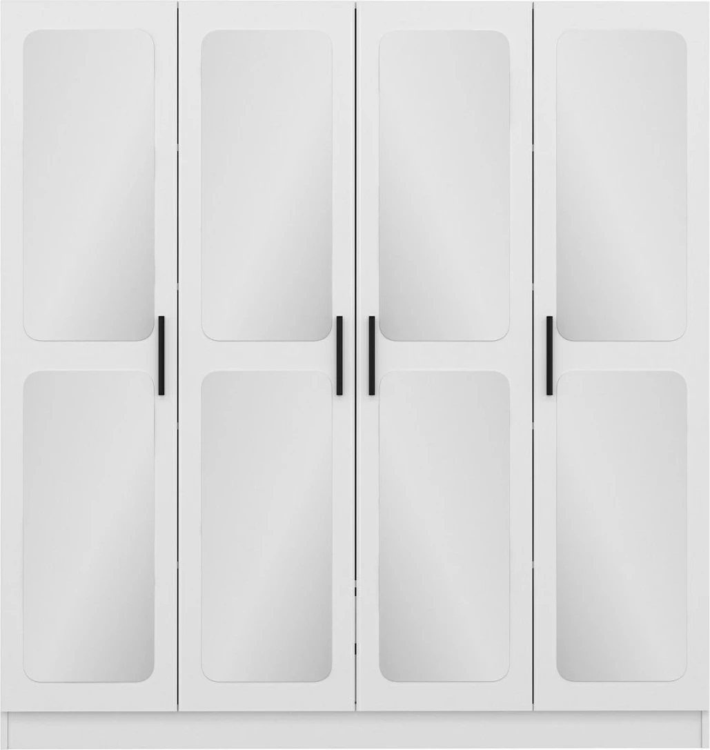 Dollap për rroba, ngjyrë e bardhë, Skye Decor, 2437