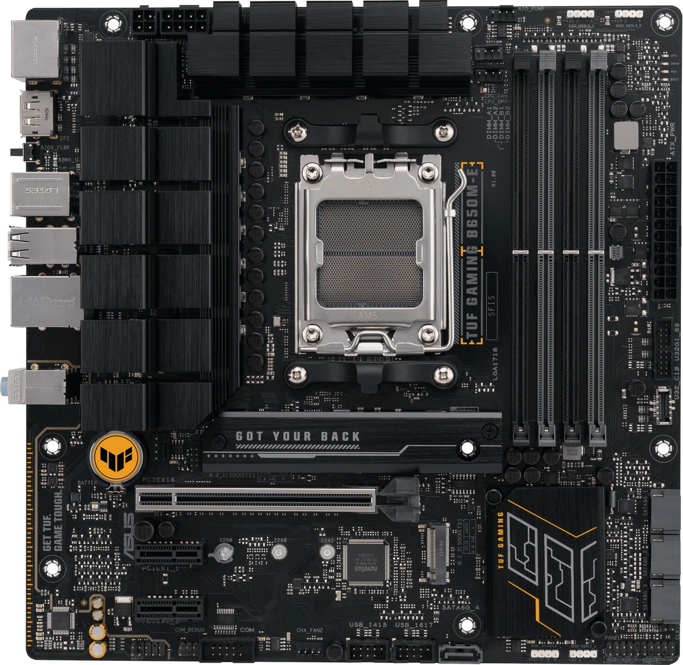 Pllakë amë ASUS TUF GAMING B650M-E, AMD, Socket AM5, DDR5, 128GB