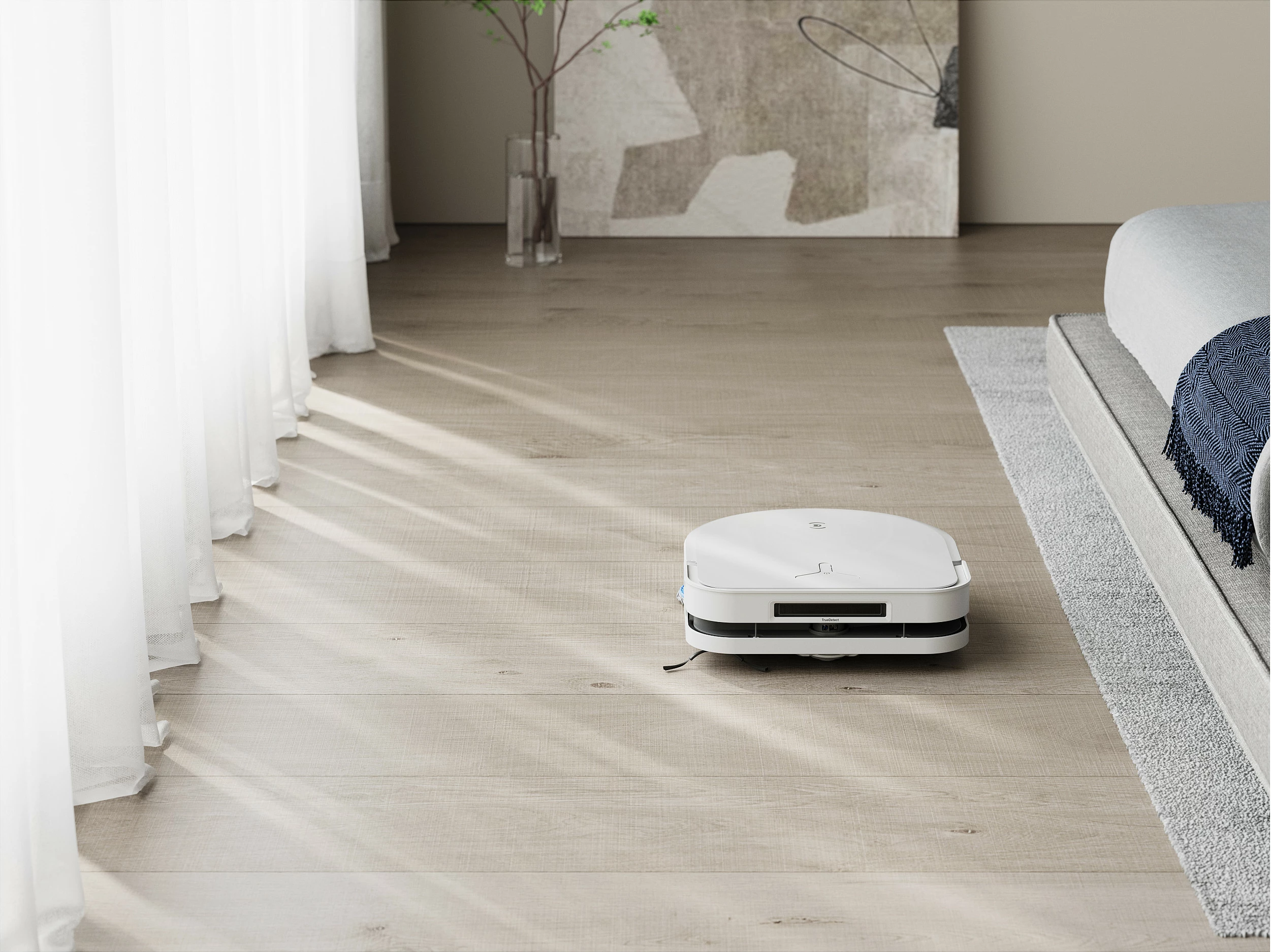 Robot fshesë Ecovacs Deebot X5 Omni, pa qese, stacion me qese pluhuri 3.5 L, fshirje e lagët, e bardhë