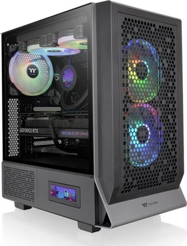 Kasë Thermaltake Ceres 300 TG ARGB midi-tower e zezë