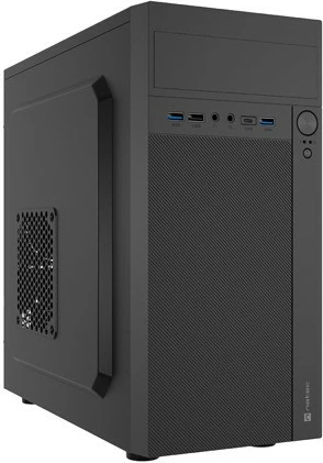 Kasë Natec Helix USB-C, Mini Tower, Micro ATX/Mini ITX, e zezë