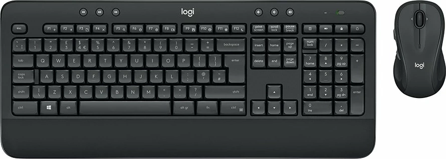 Set tastierë dhe maus wireless Logitech MK545 Advanced, USB RF, QWERTY, i zi