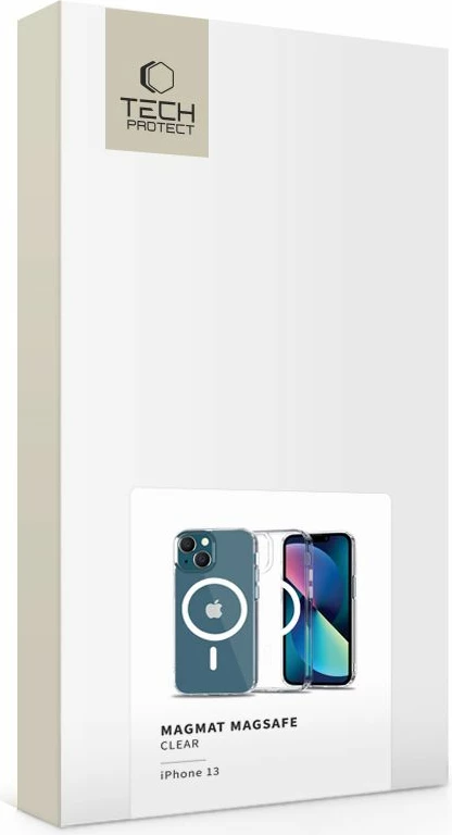 Mbështjellës Tech-Protect MagMat për iPhone 13 Pro Max, Transparent, me MagSafe