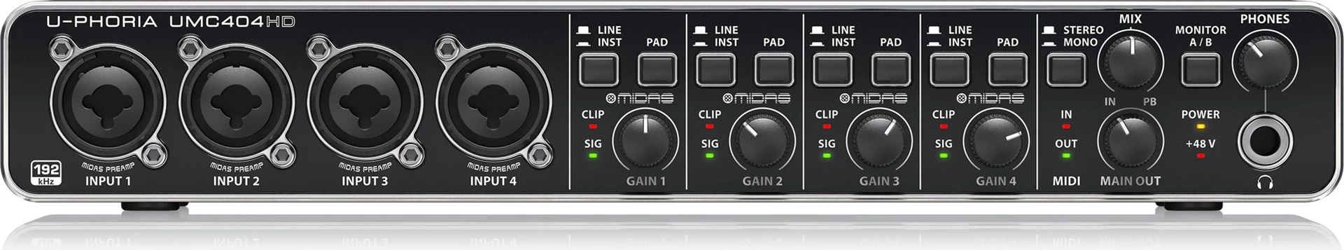 Interfejs audio Behringer UMC404HD, i zi