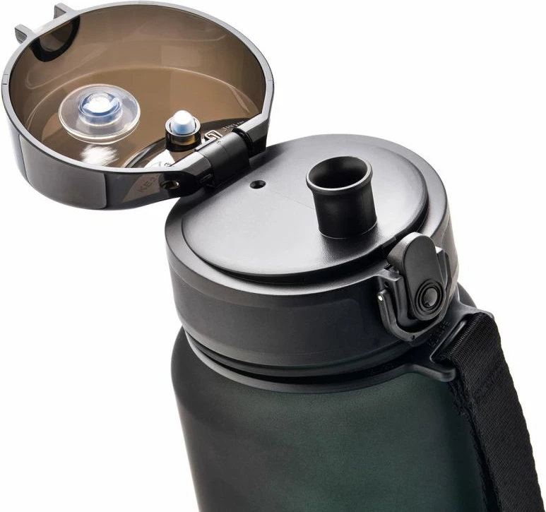 Shishe uji Meteor, për të gjithë, e zezë e gjelbër