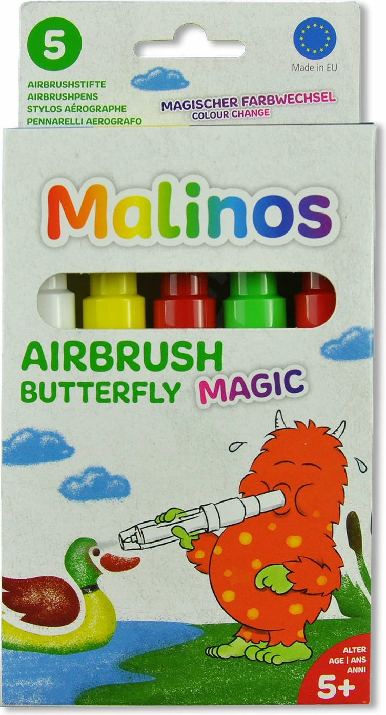 Set ngjyrosje Malinos 300966, 5 copë, shumëngjyrëshe, për fëmijë