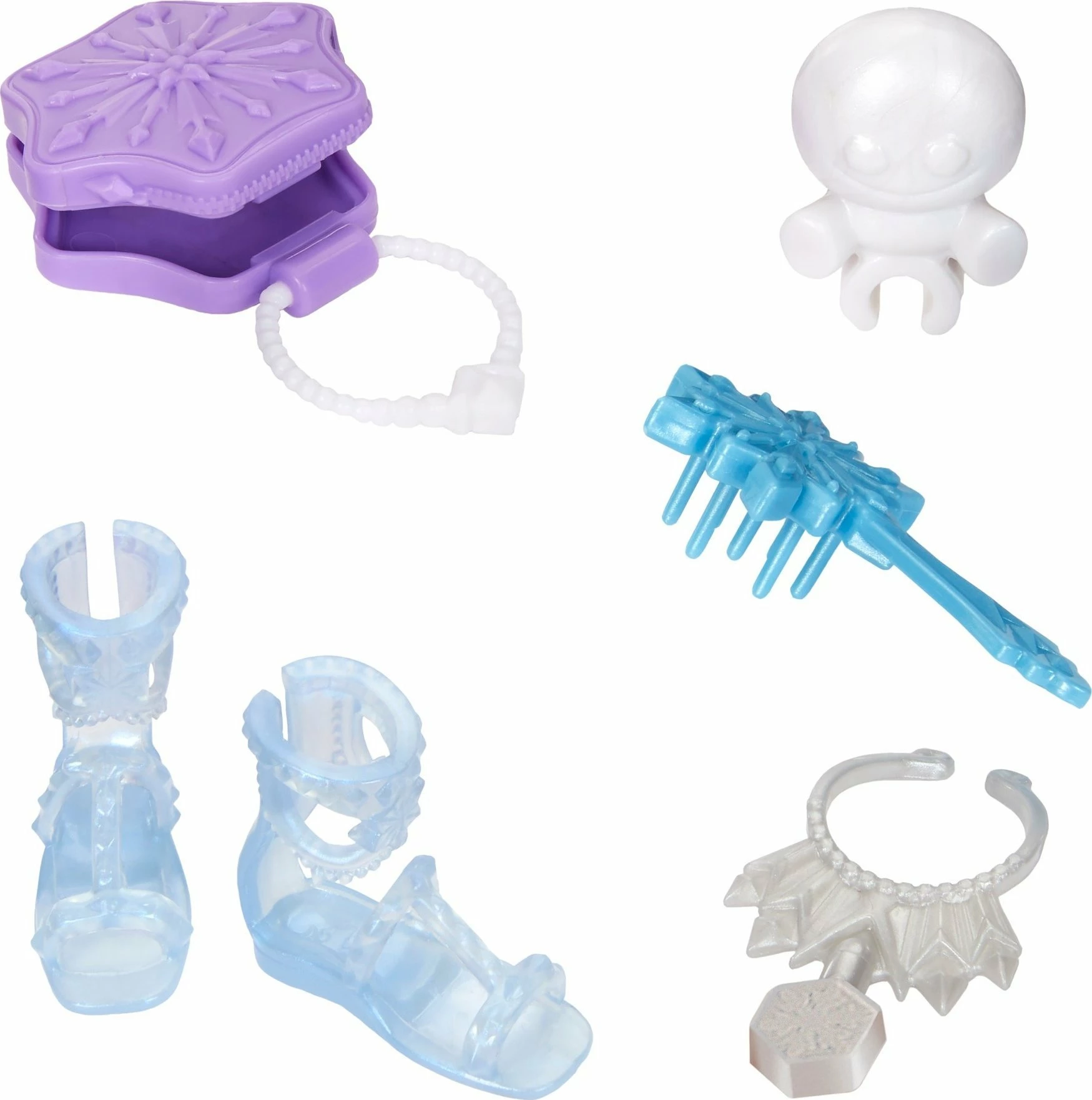 Kukull Disney Frozen Spin & Reveal Elsa HTG25, set interaktiv me surpriza e aksesorë, shumëngjyrëshe