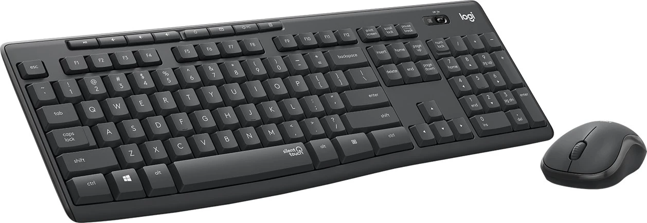 Set maus & tastierë Logitech MK295, të zeza