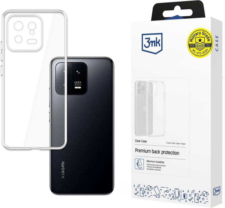 Mbështjellës 3mk Clear Case për Xiaomi 13, transparent