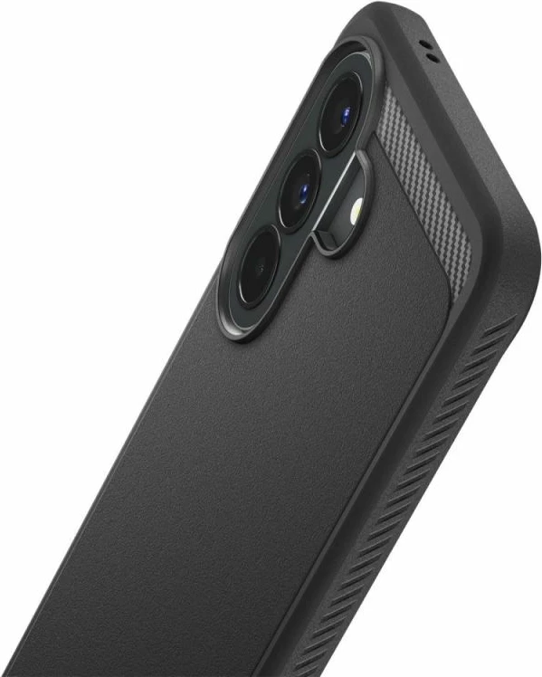 Mbështjellës telefoni Spigen Rugged Armor për Samsung Galaxy A57 5G, i zi