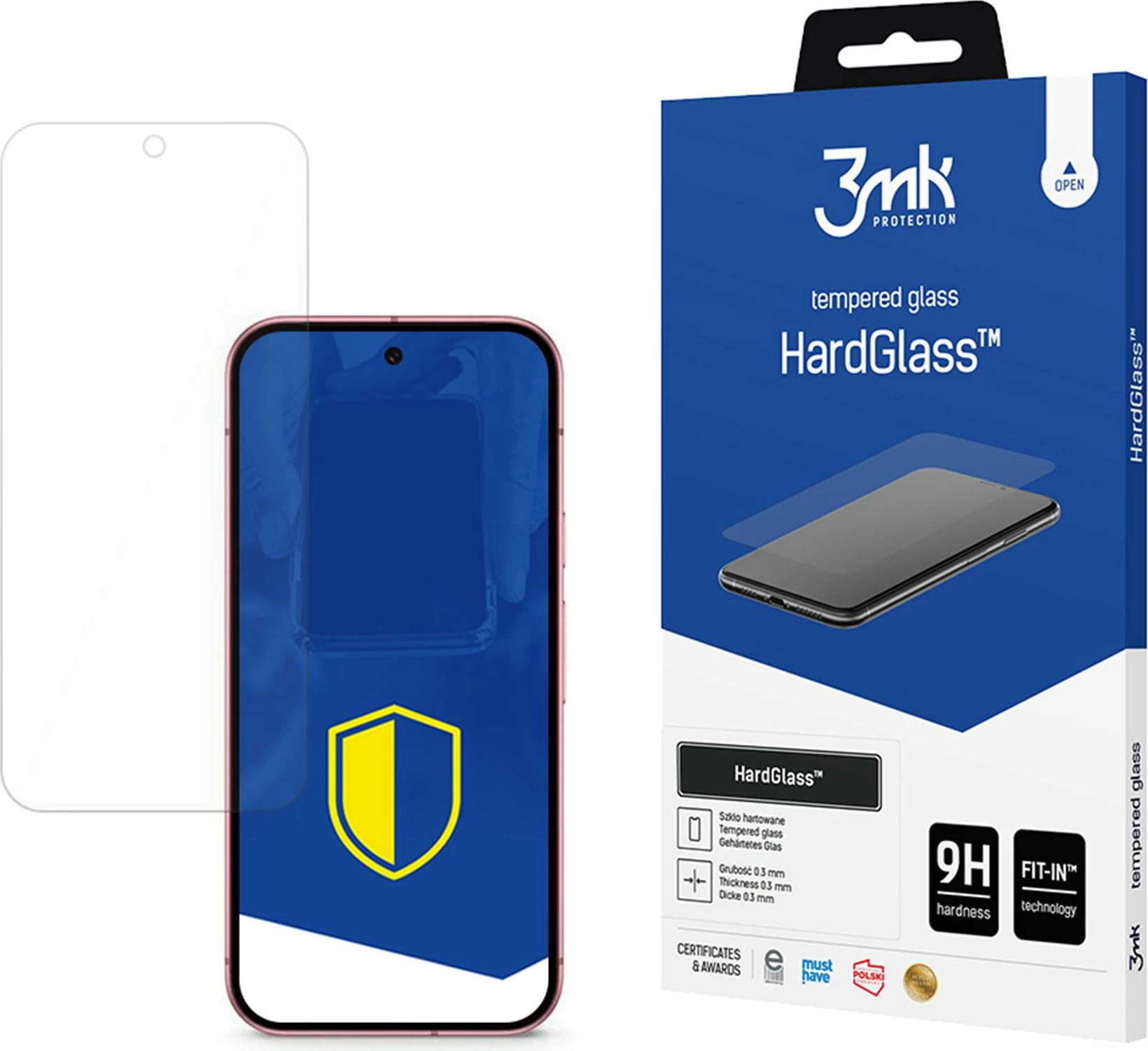 Xham i temperuar 3mk HardGlass për Google Pixel 9