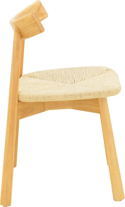 Karrige Clareta, dru kauçuku, litar, ngjyrë natyrale, 53x55x79cm