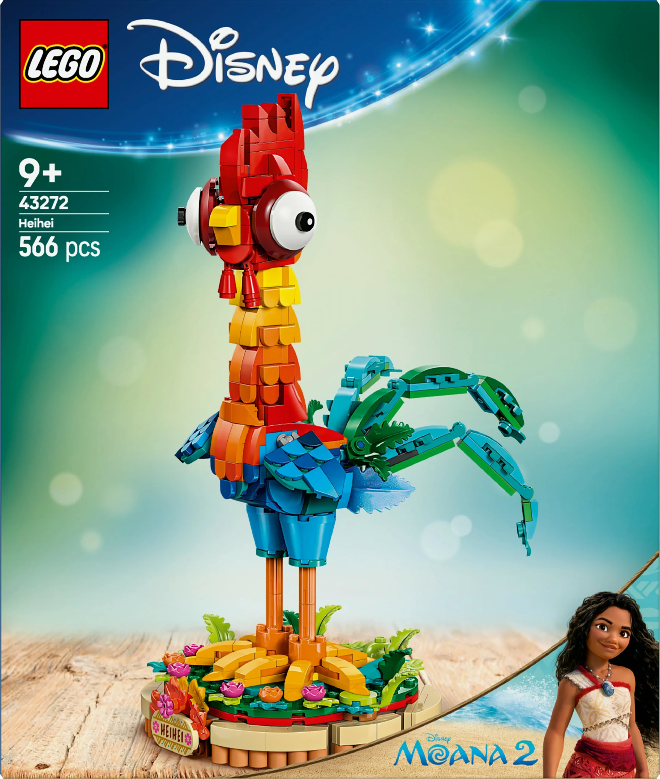 Set ndërtimi LEGO Heihei, 566 pjesë, plastikë, shumëngjyrësh