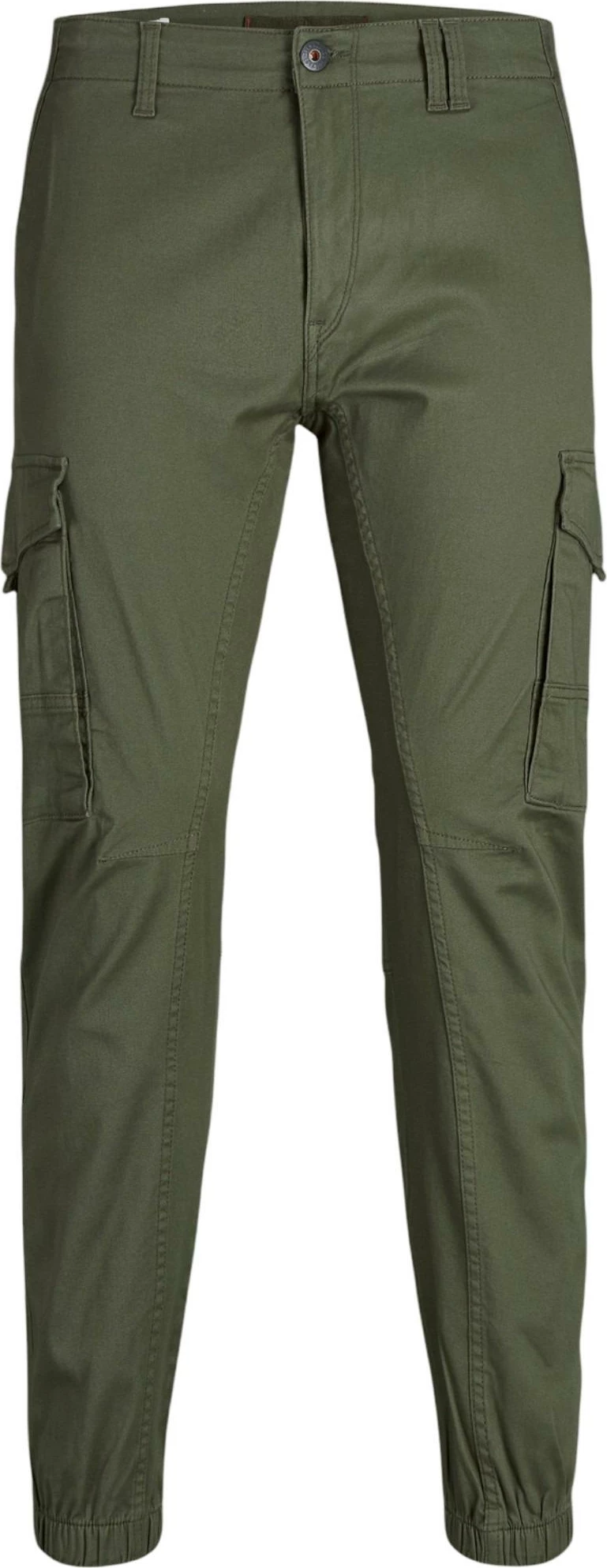 Pantallona cargo për meshkuj Jack & Jones Paul Flake AKM 542 NOOS, të gjelbra ulliri