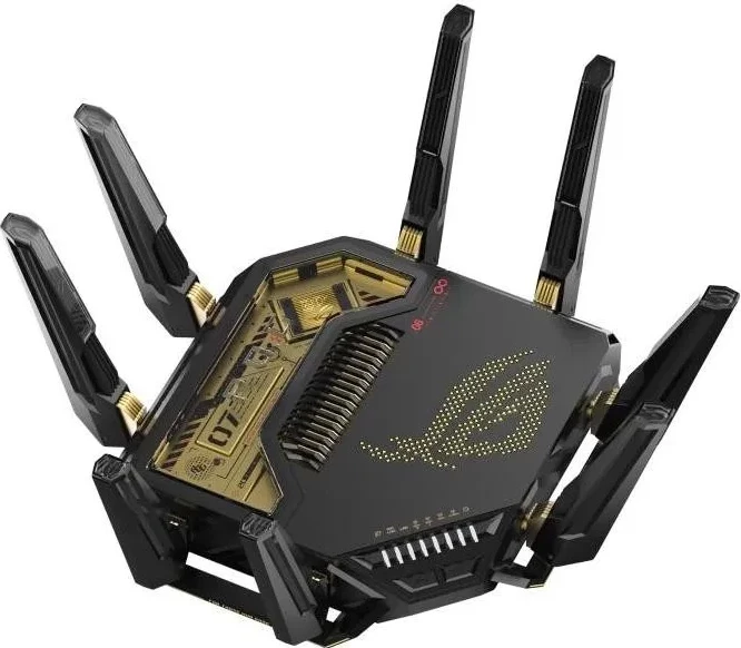 Router Asus GT-BE98 Edition 20, Wi-Fi 7, 4 bërthama, 2048MB RAM, 256MB Flash, i zi