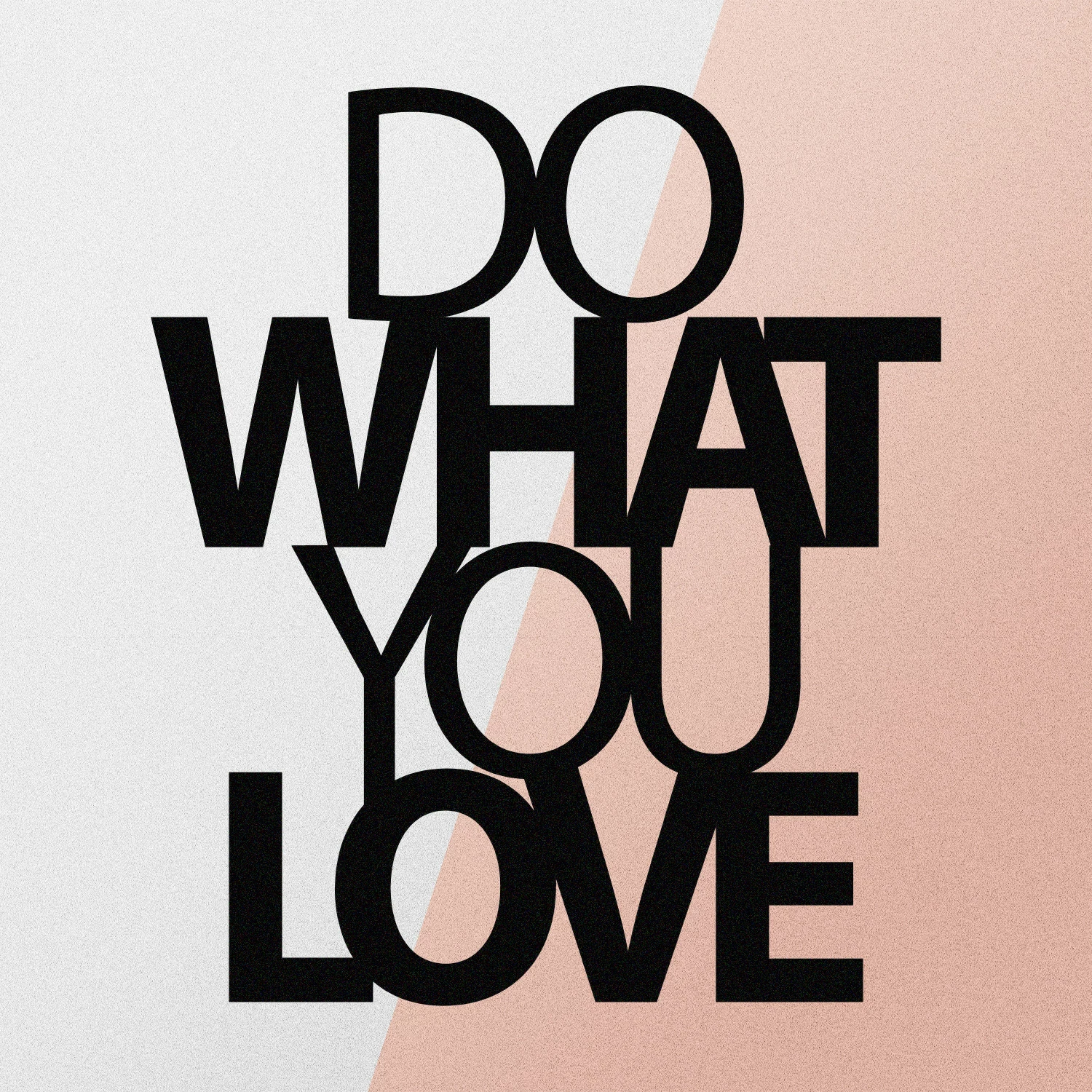 Dekor metalik për mur, Wallity, Do What You Love