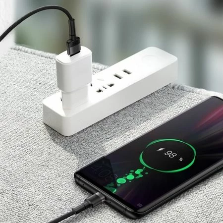 Kabllo USB-A në USB-C Baseus CATKLF-PG1 1 m 5A USB 2.0 e zezë