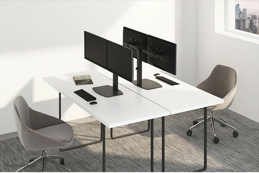 Mbajtës monitori Neomounts FPMA-D865DBLACK, 27", i zi