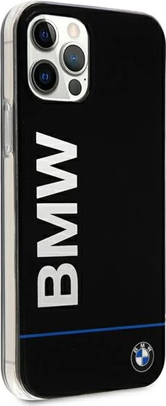 Mbështjellës BMW Signature Hardcase për iPhone 12 / 12 Pro 6.1", e zezë, në kuti
