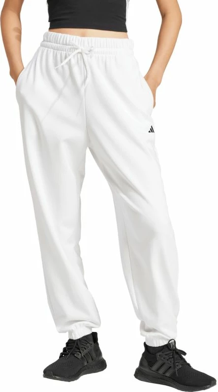 Pantallona të gjata adidas për femra, të bardha