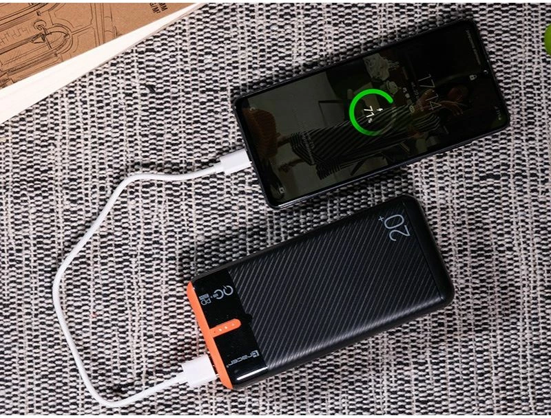 Powerbank Tracer Energen 20000mAh, portokalli/zi