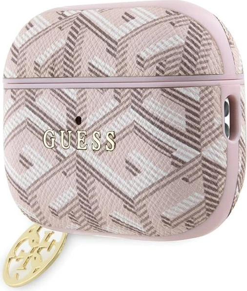 Mbështjellës Guess GCube Charm për AirPods Pro 2, Rozë