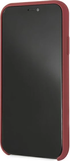 Mbështjellës Mercedes MEHCI61SILRE për iPhone XR, silikon, i kuq