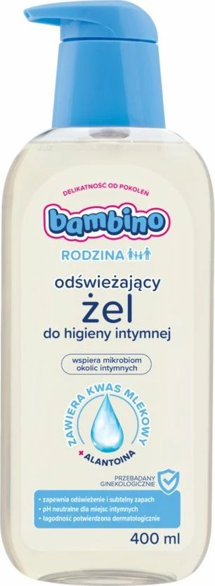 Gel higjiene intime Bambino Family hipoalergjik, pH neutral 400 ml
