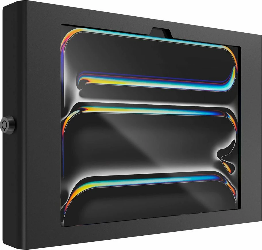 Mbajtëse muri Compulocks Apex për iPad Pro M4 / iPad Air M2 2024, VESA 75x75/100x100, me kyç me çelës, e zezë