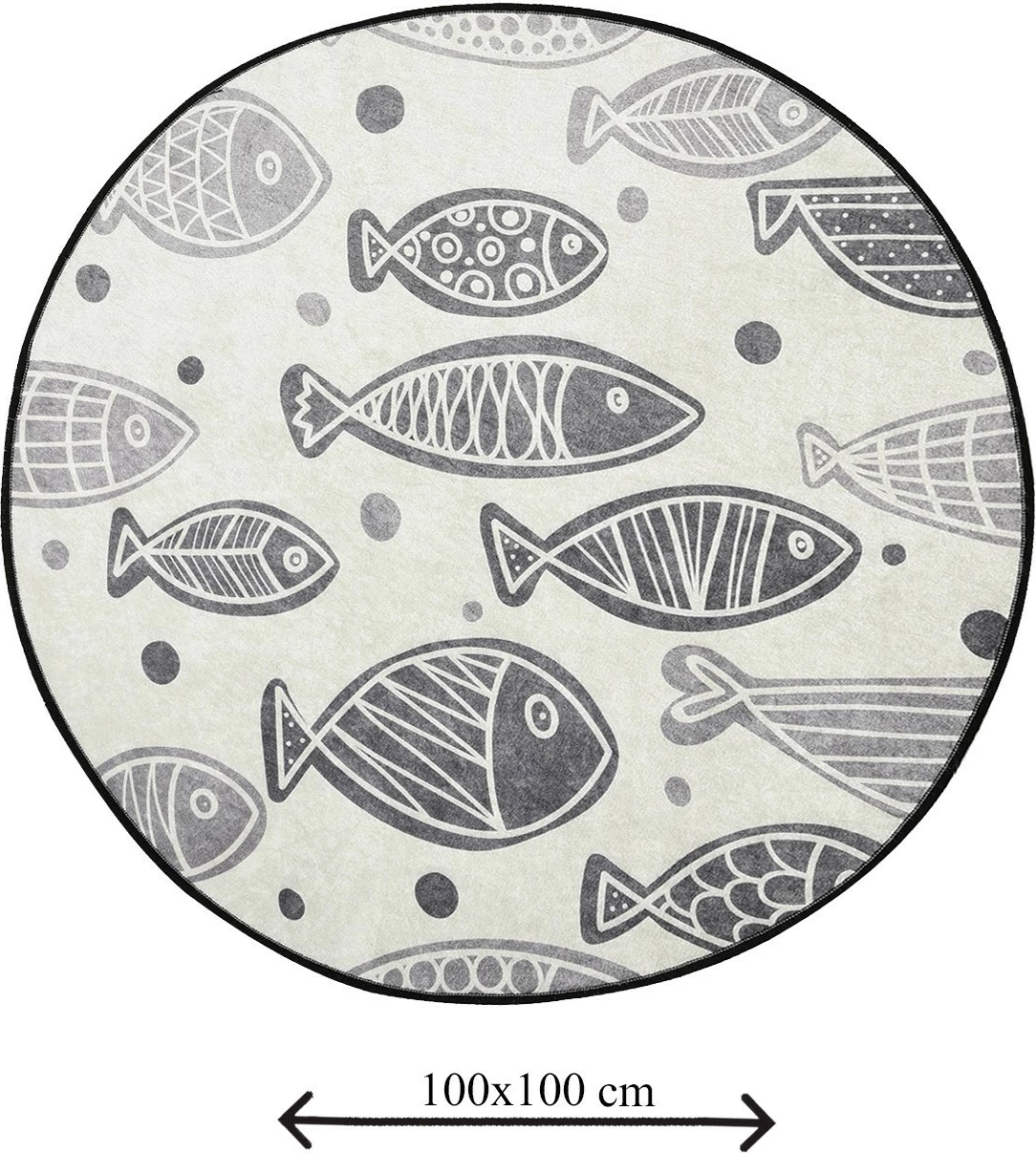 Qilim banjoje Mijölnir, Fish Djt, i bardhë (100)