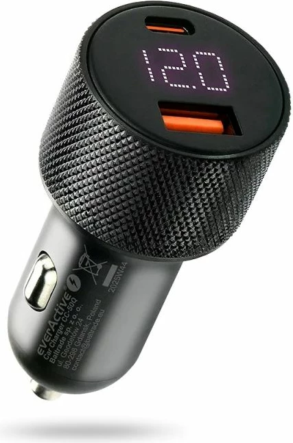 Karikues për veturë everActive CC-50Q 75W, i zi