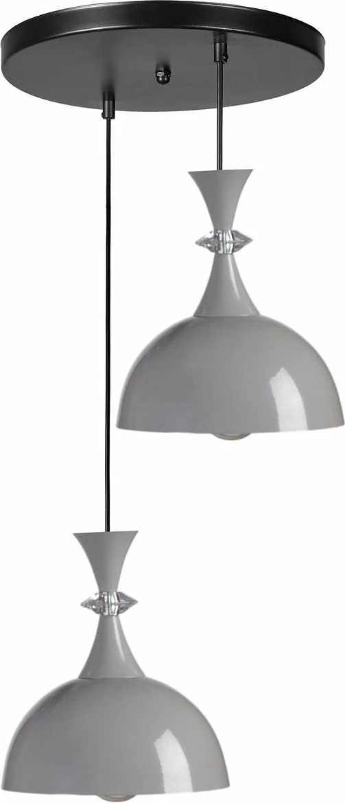 Llambë tavani Opviq, 9024-2, metal, gri dhe e zezë