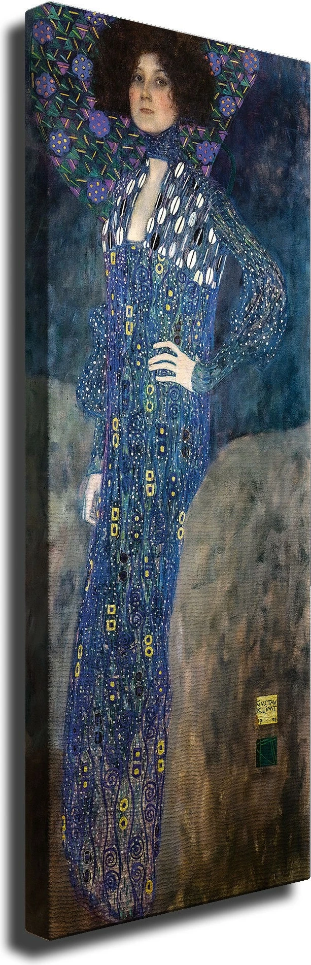 Pikturë dekorative në kanavacë Wallity, Gustav Klimt, shumëngjyrëshe, 30x80cm