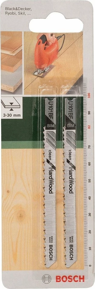 Teh sharrë për sharrë figurash Bosch U 101 BF BiM 82 mm, set 2 copë
