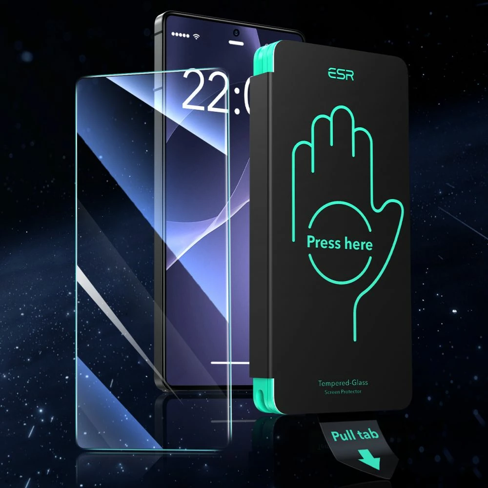 Mbrojtës ekrani xham i temperuar ESR për Samsung Galaxy S25 Ultra, 2 copë, Transparent