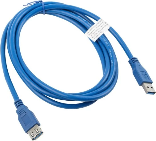 Kabllo USB Lanberg CA-US3E-10CC-0018-B, 1.8 m, i kaltër 