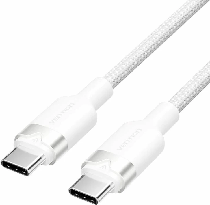 Kabëll USB-C në USB-C Vention, i bardhë