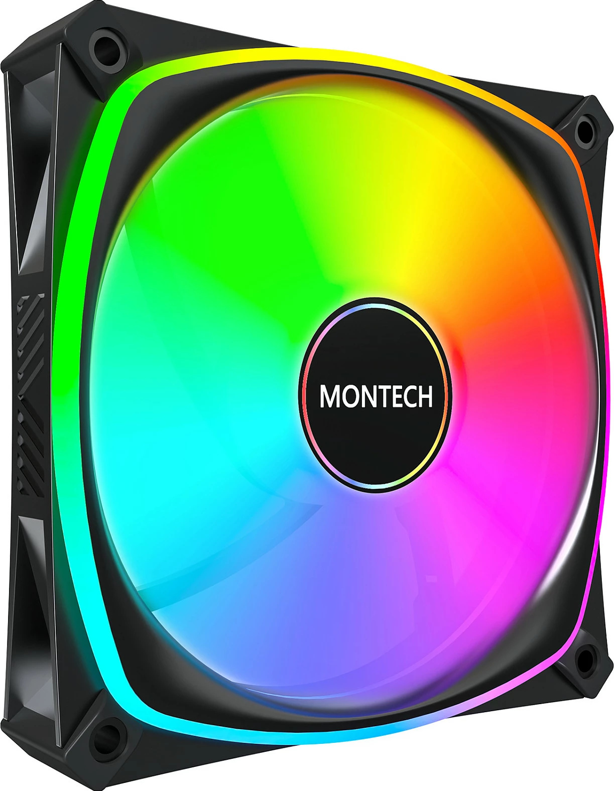 Ventilator kasë Montech RX120 Pro, 120mm, RGB, i zi