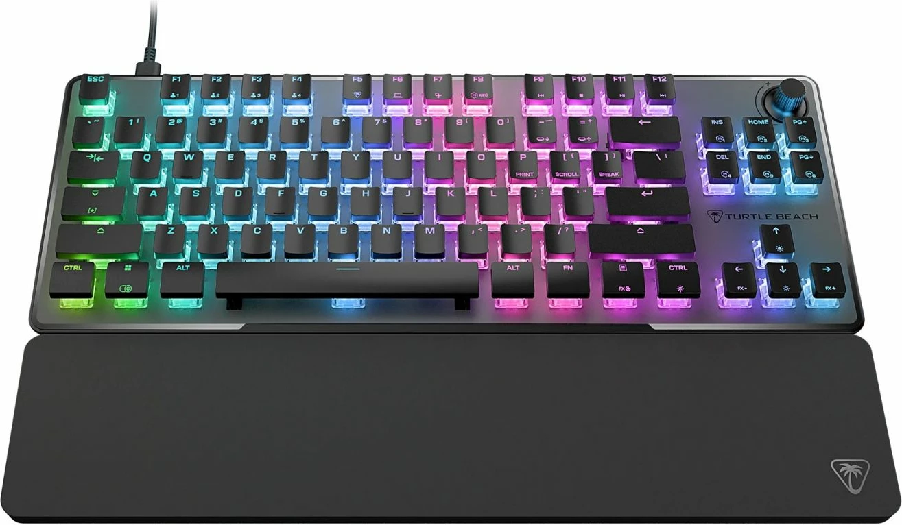 Tastierë mekanike gaming Turtle Beach Vulcan II TKL Pro, RGB, USB-A me kabllo, e zezë