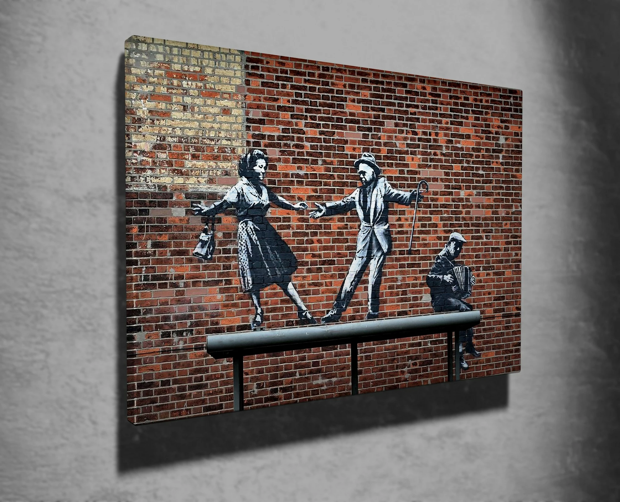 Pikturë dekorative në kanavacë, Banksy, shumëngjyrëshe, WY29, 50x70cm