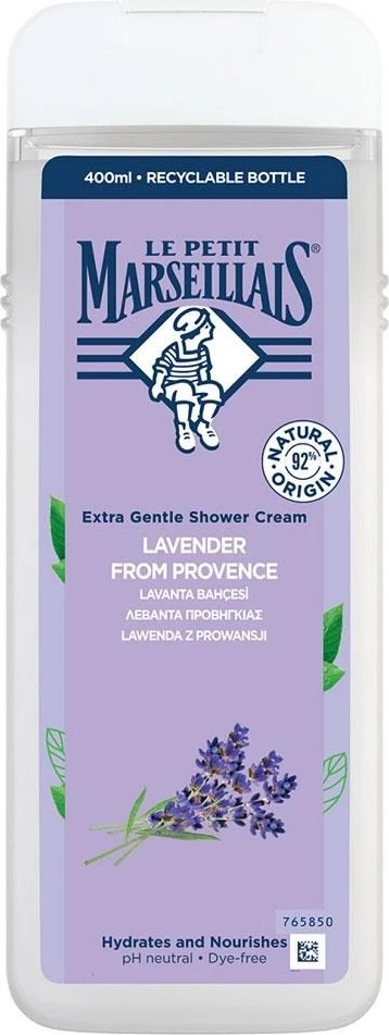 Xhel dushi për femra Le Petit Marseillais Lavandë nga Provence 400ml
