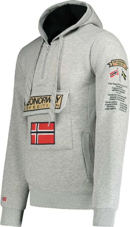 Duks për meshkuj Geographical Norway, gri [Madhësia: M]