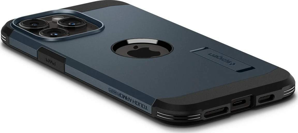 Mbështjellës Spigen Tough Armor MagSafe ACS06595 për iPhone 15 Pro Max, Metal Slate