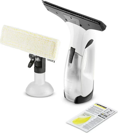 Aspirator për dritare Kärcher WV 2 Plus, pa kabllo, 28 cm, bardhë/zi