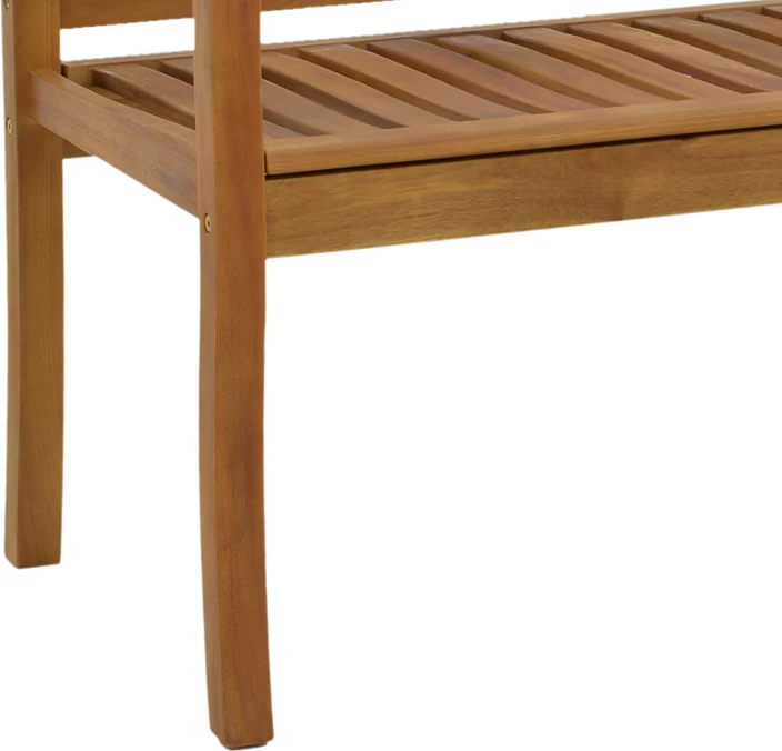 Dy ulëse Jerdu, dru akacie, 120x61x87cm