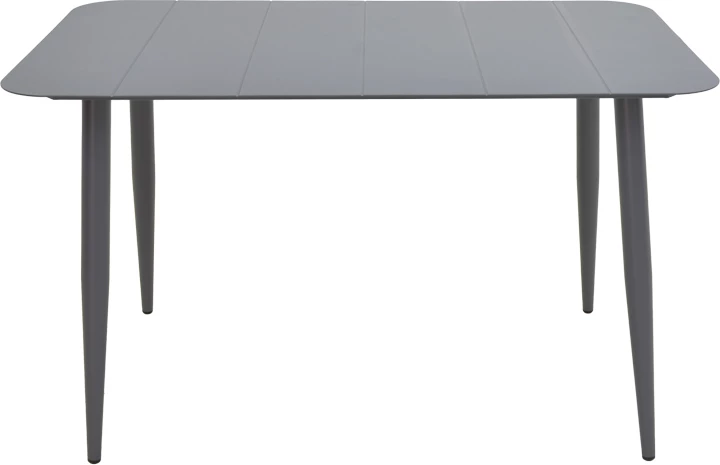 Tavolinë alumini Vista, ngjyrë antraciti, 150x80x72cm