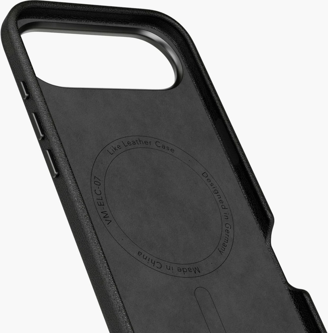 Mbështjellës Vonmählen Like Leather për iPhone Air 17, i zi