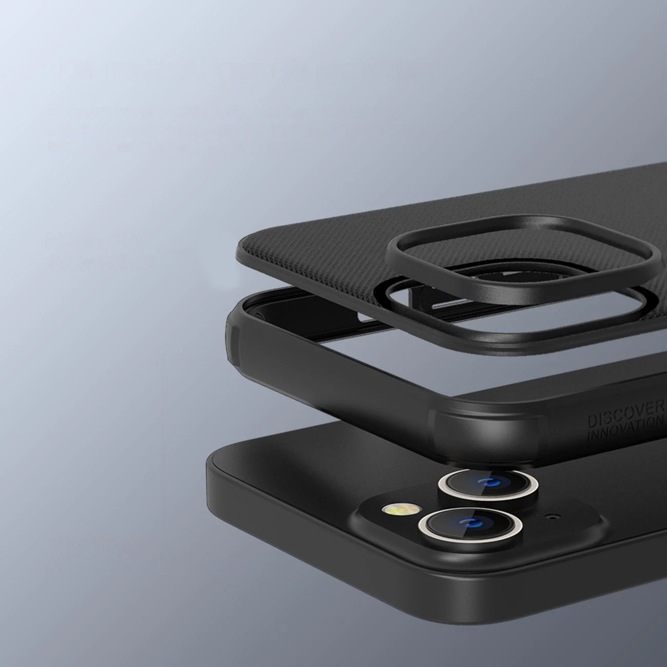 Mbështjellës Nillkin Super Frosted Shield Pro për iPhone 14 Plus, i zi