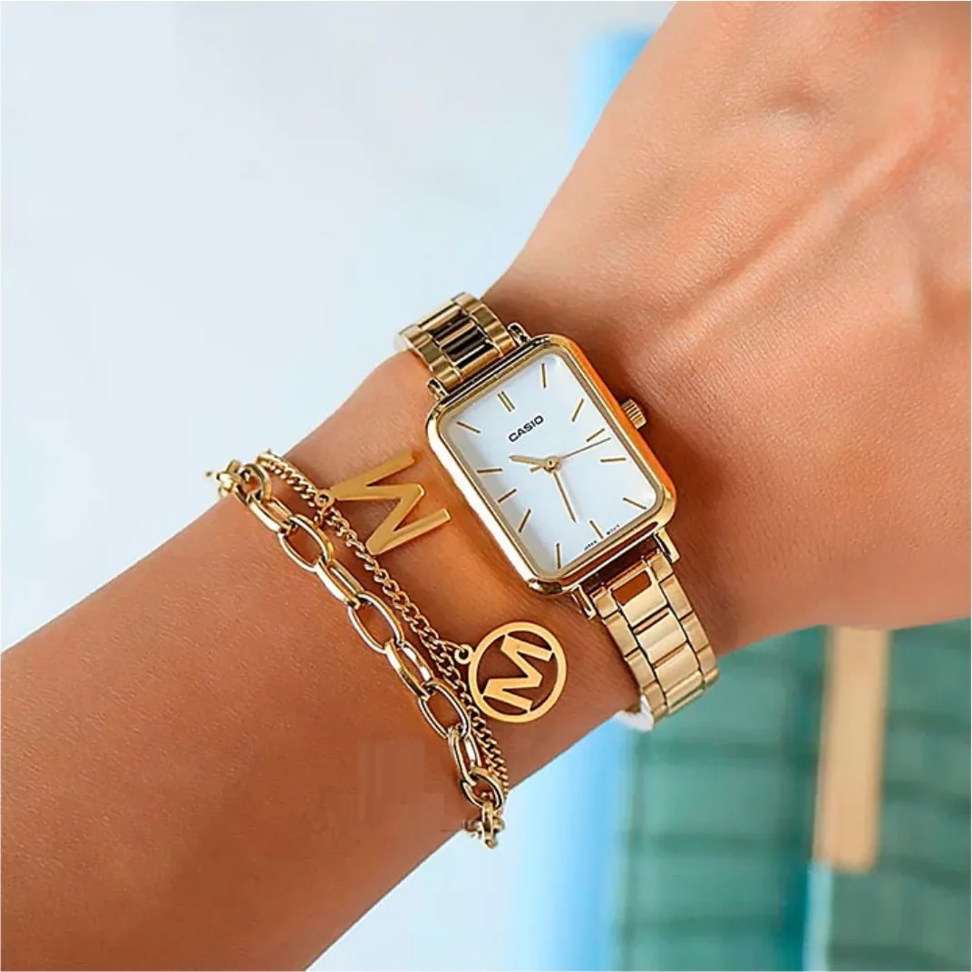 Orë dore Casio LTP-V009G-7E, e artë