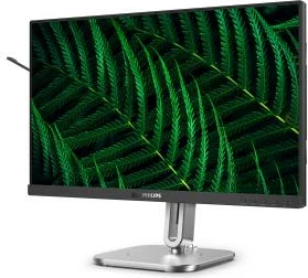 Monitor Philips 24B2G5301/00 24 inç, TFT/LCD, klasë energjie C, LightSensor & PowerSensor, argjendt, zi, blu